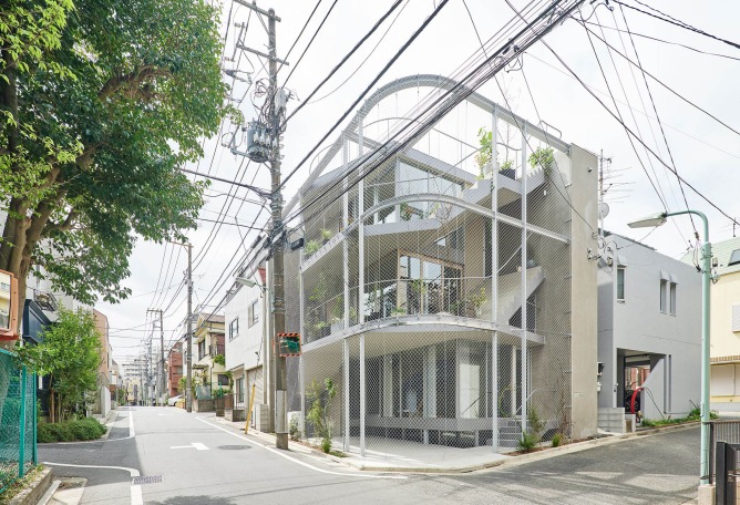 Weather House by not architects studio. Photograph by Yasuhiro Takagi.