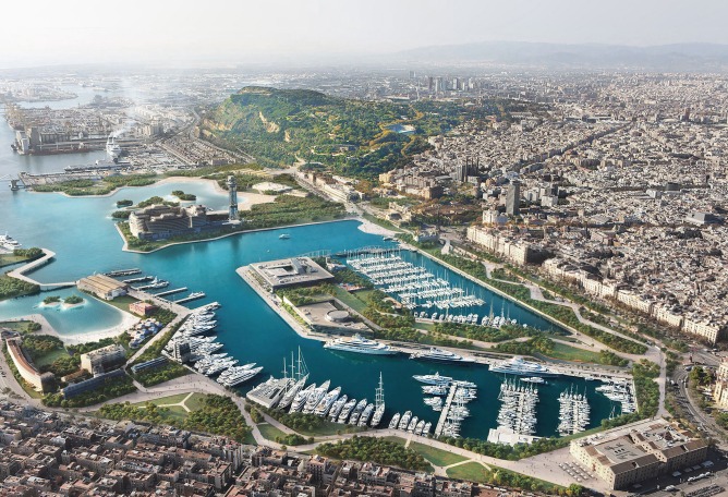 Parc Blau by on-a. Visualitation by on-a.