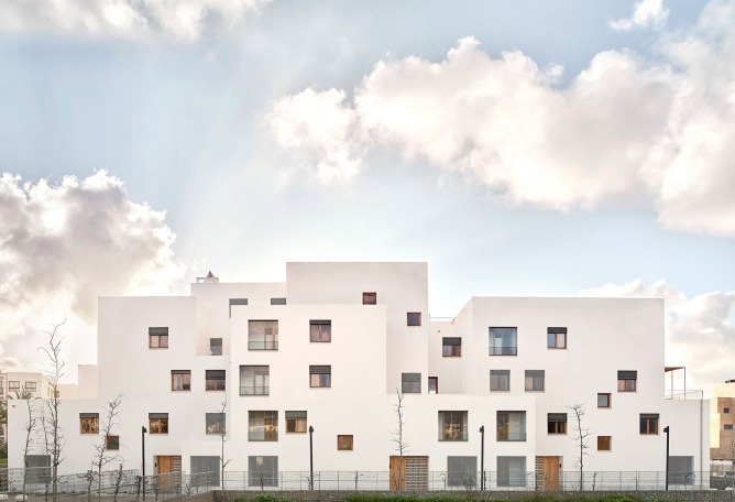 Social Housing in Ibiza by Peris+Toral Arquitectes. Photograph by Jose Hevia.