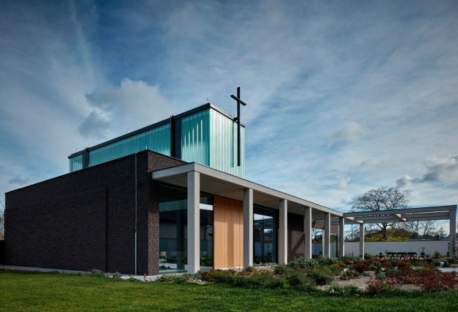 Brethren Church Christian Community Centre by QARTA Architektura. Photograph by BoysPlayNice.