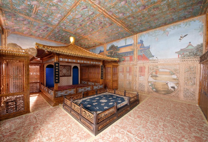 Sala de teatro Juanqinzhai tras la restauración. Imagen cortesía del Fondo Mundial de Monumentos