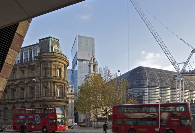 Bank and St Stephen Walbrook Church By OMA © All rights reserved.