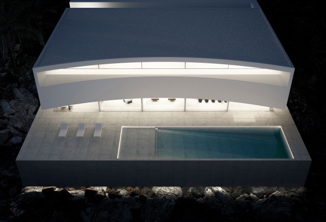 Visualización. Villa W por SHOVK.