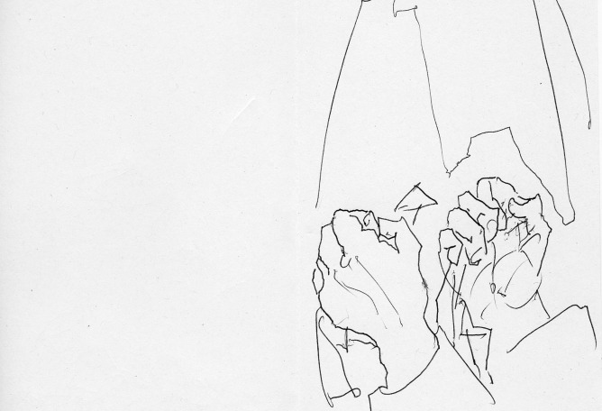Álvaro Siza, Portugal. Croquis por Siria - Università Iuav de Venecia. Imagen cortesía de Iuav