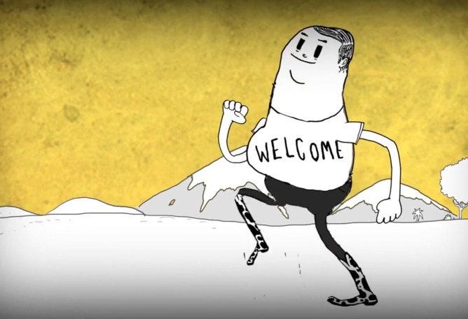 MAN. historia animada de Steve Cutts
