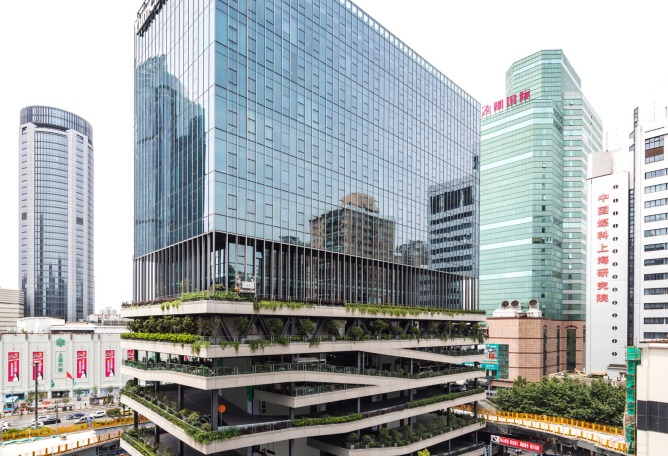 T20 in Xujiahui by Jacques Ferrier Architecture and Sensual City Studio. Photograph by Luc Boegly.