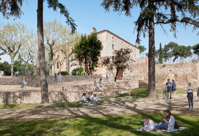Visualización. Rehabilitación integral del Castell Nou por Guillermo Vázquez Consuegra