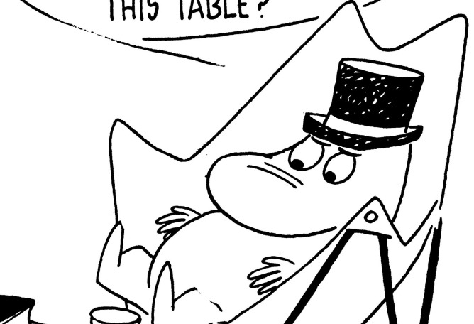 Tove Jansson, Moomin (detalle), 1958 © Moomin Characters™.