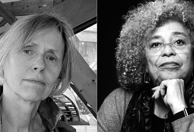 Iwona Buczkowska, fotografía por Patricia Stroud, y Angela Davis, fotografía por Oregon State University.