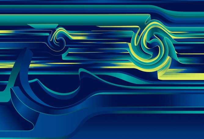 Visualización. Serie RE/Form Striation por Zaha Hadid Design para Royal Thai 