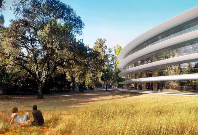 Apple Campus Project 2013 por Foster + Partners