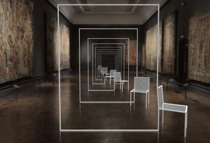 No todos los días un diseñador tiene la oportunidad de crear una instalación contemporánea en medio del esplendor del museo V & A, que ya alberga más de cuatro millones de objetos de arte y diseño contemporáneo e histórico. Este año, esa invitación se ha extendido a Nendo, un estudio japonés que se ha convertido en uno de los grupos de diseño más dinámicos de la última década. Mimicry Chairs es una instalación en el V & A. Rendering © Nendo.