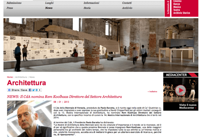 La Biennale.