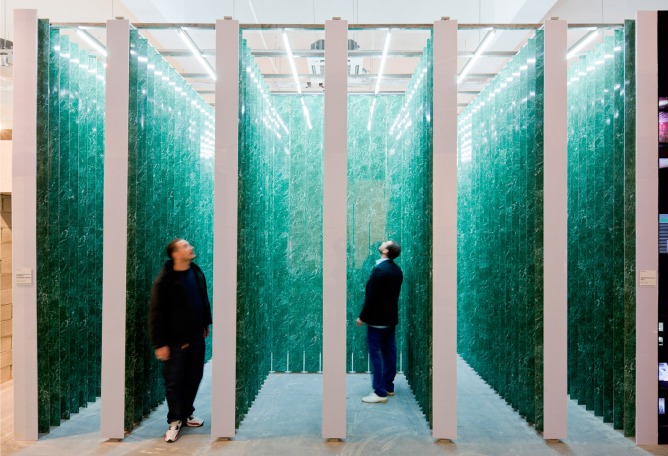 Interior-Front. Colonnade by SO-IL.