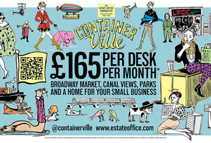 ContainerVille Offers Modular Office Solution in London | METALOCUS
